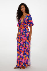 Floral Heat double-sided dress